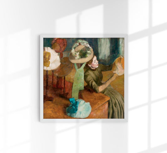 The Millinery Shop by Edgar Degas