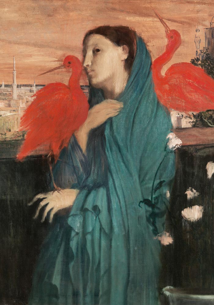 Young Woman with Ibis by Edgar Degas