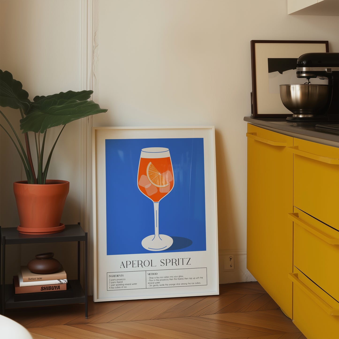 Aperol Spritz Drink Art Poster