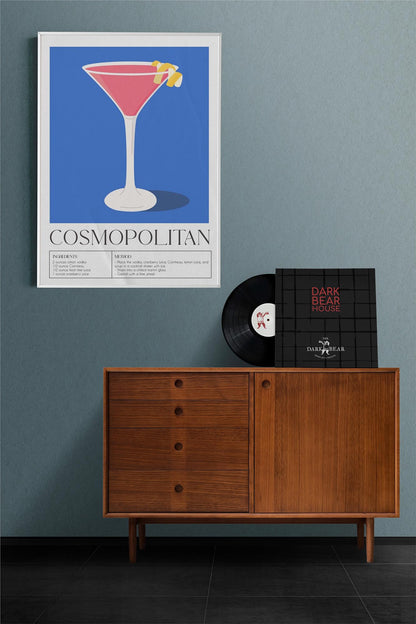 Cosmopolitan Drink Art Poster