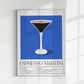 Espresso Martini Drink Art Poster