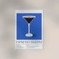 Espresso Martini Drink Art Poster