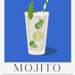 Mojito Drink Art Poster