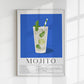 Mojito Drink Art Poster