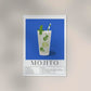 Mojito Drink Art Poster