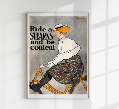 Ride a Stearns and be content by Edward Penfield