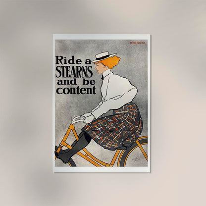 Ride a Stearns and be content by Edward Penfield