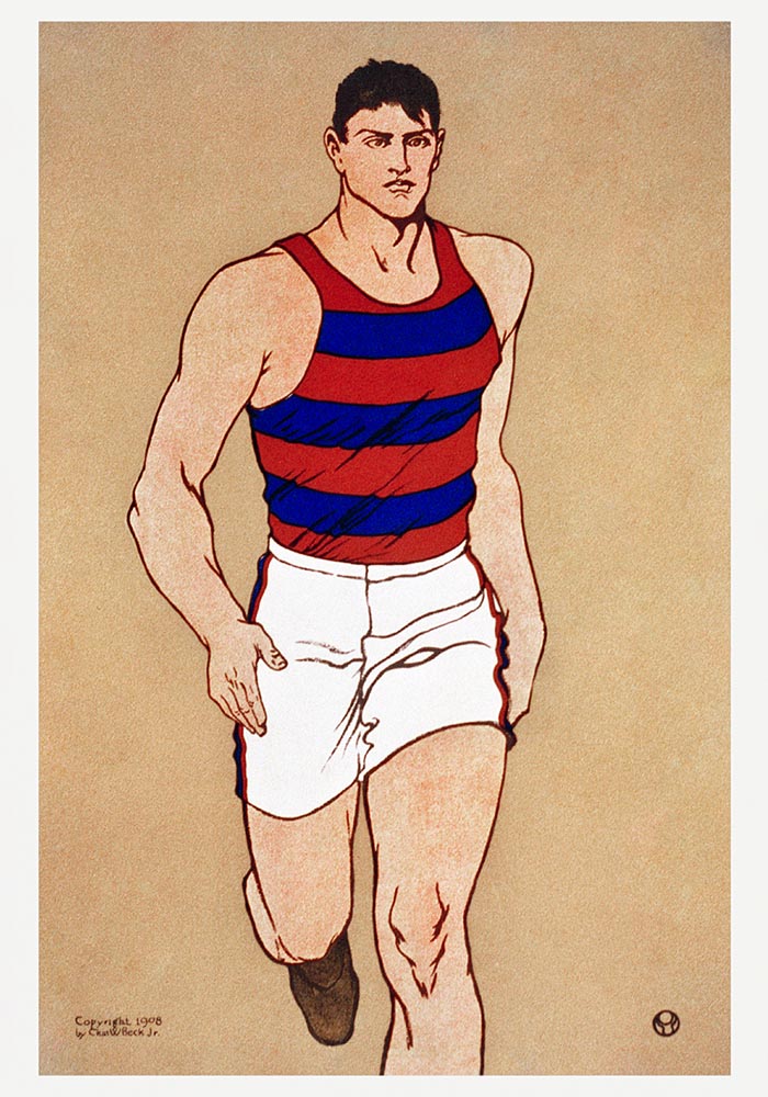 Athlete nr 1 by Edward Penfield