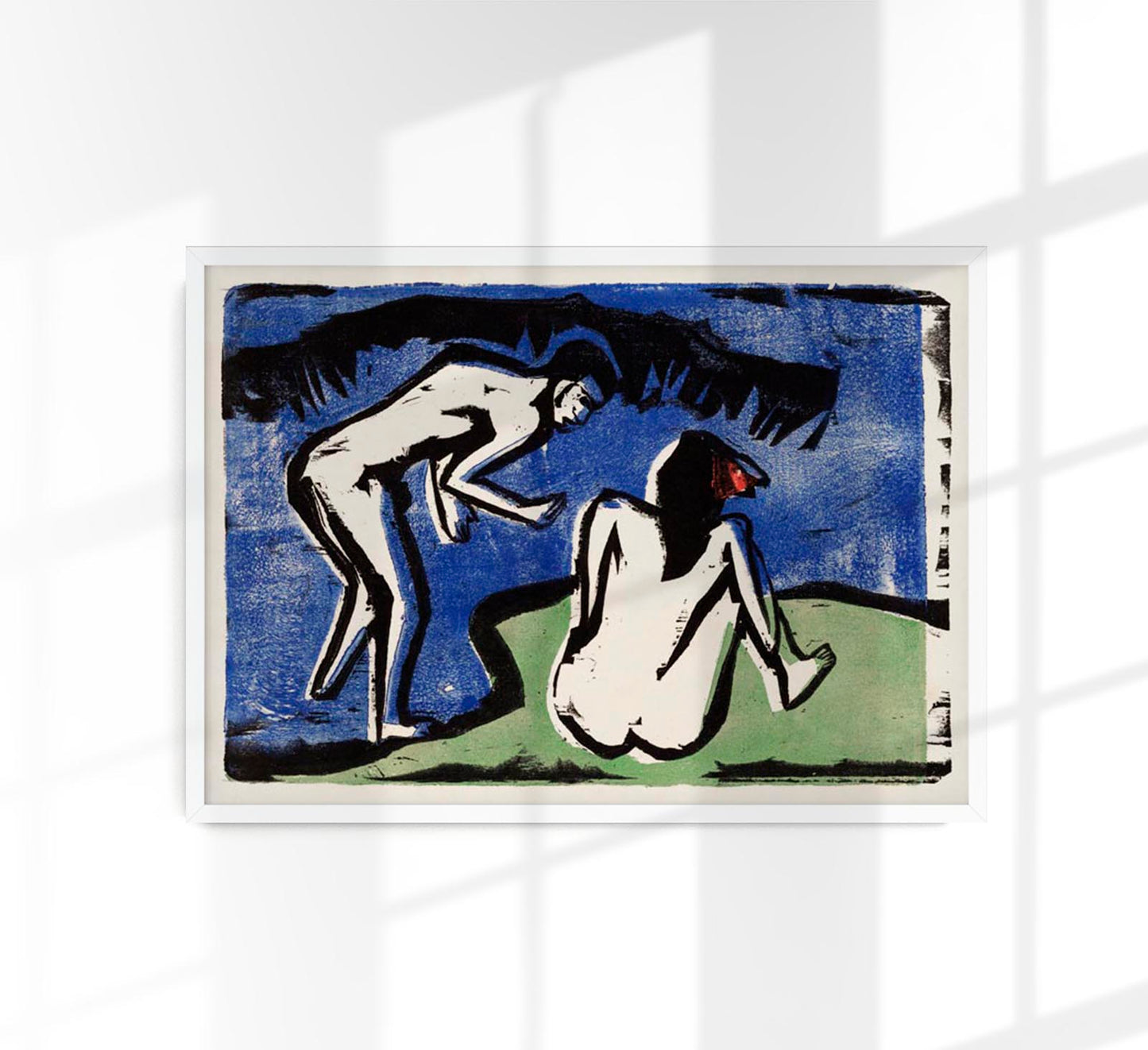 Bathing Couple by Ernst Kirchner