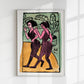 English Step Dancers  by Ernst Kirchner