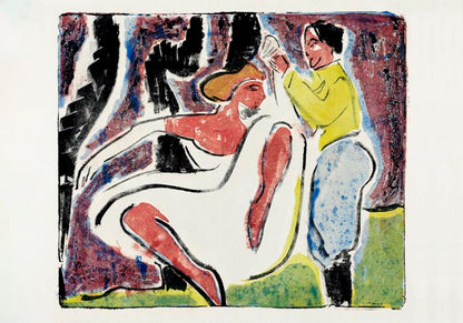 Russian Dancers by Ernst Kirchner