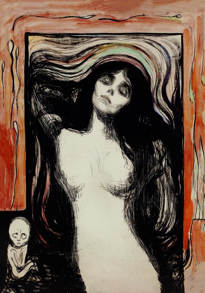 Edvard Munch Madonna Art Poster