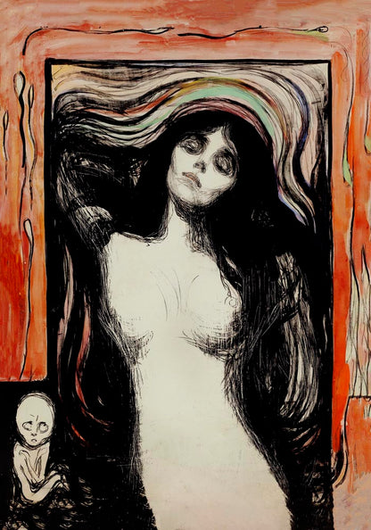 Edvard Munch Madonna Art Poster