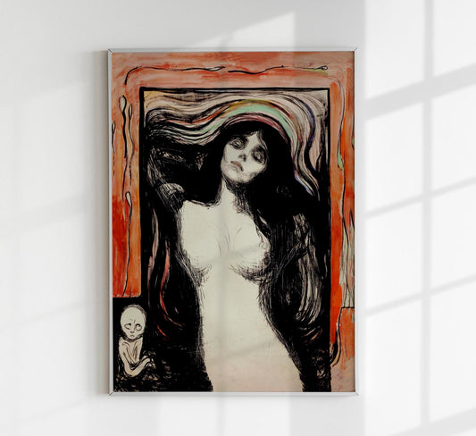 Edvard Munch Madonna Art Poster