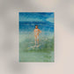 Edvard Munch Man Bathing Art Poster