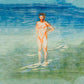 Edvard Munch Man Bathing Art Poster