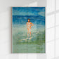 Edvard Munch Man Bathing Art Poster