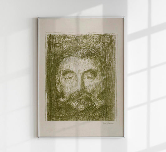 Edvard Munch "Stéphane Mallarmé" Art Poster