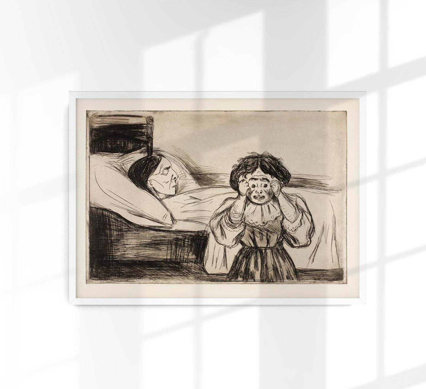 Edvard Munch The Dead Mother and Her Child Art Poster