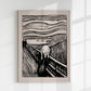 Edvard Munch The Scream Art Poster