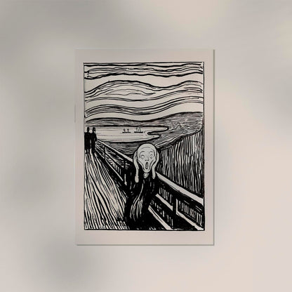 Edvard Munch The Scream Art Poster