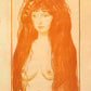 Edvard Munch The Sin Art Poster