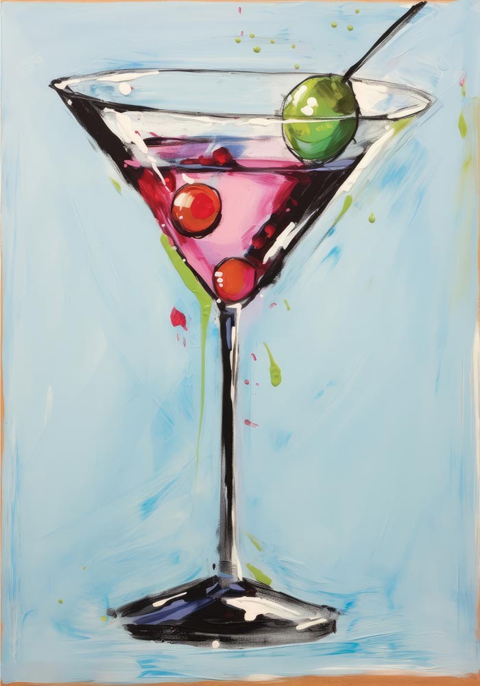 Cosmo & Olives Art Print