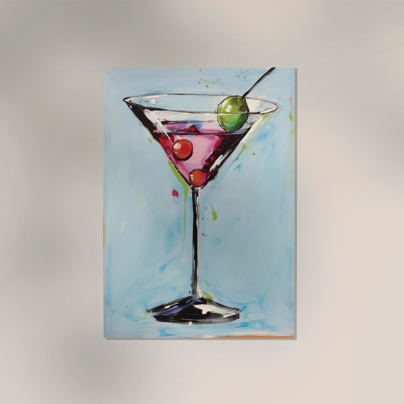 Cosmo & Olives Art Print