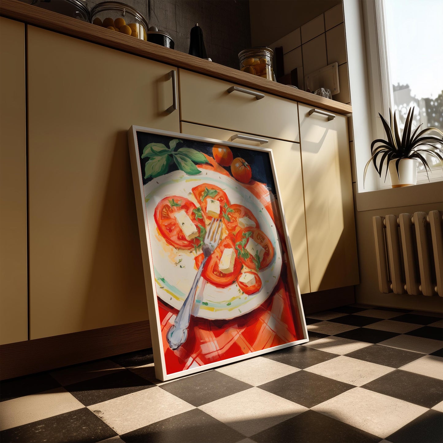 Tomatoes Salad Art Print