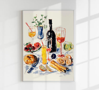 Little Party at the Table Art Print