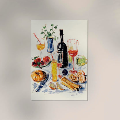 Little Party at the Table Art Print