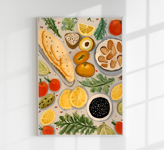 Yummy Table Art Print