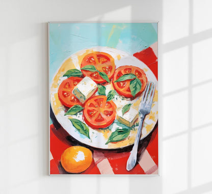 Basilico e Pomodoro Art Print