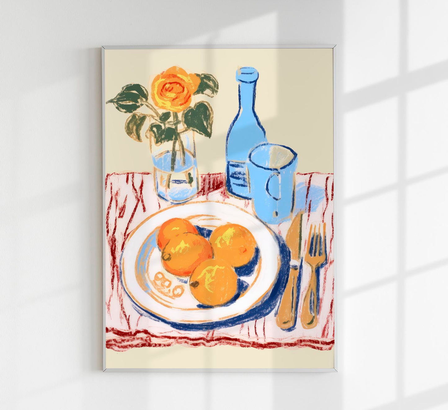 Orange Time! Art Print