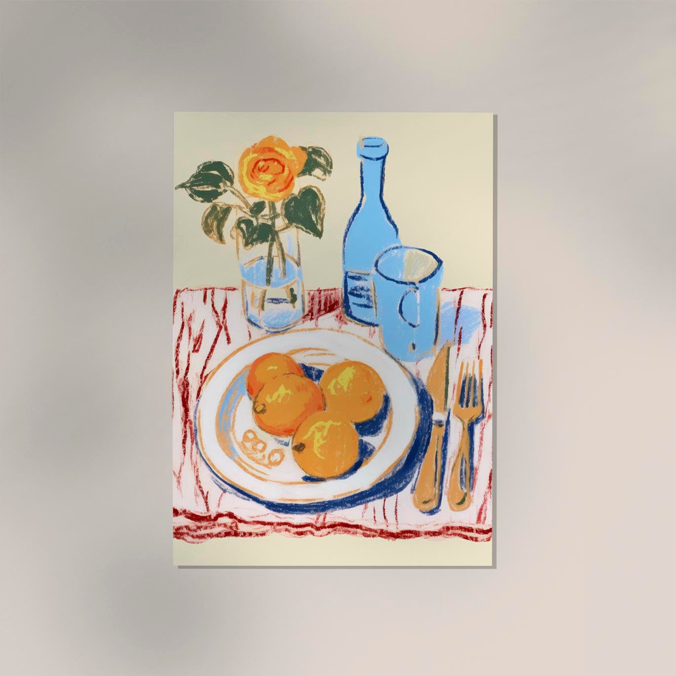 Orange Time! Art Print