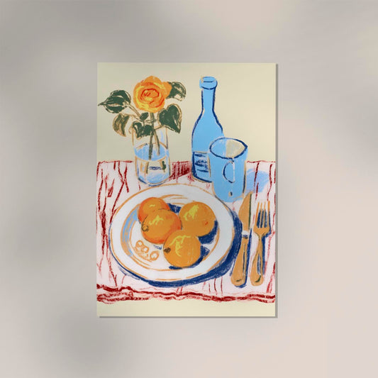 Orange Time! Art Print