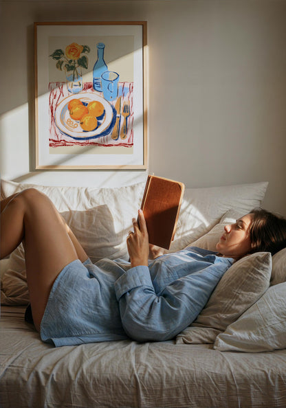 Orange Time! Art Print