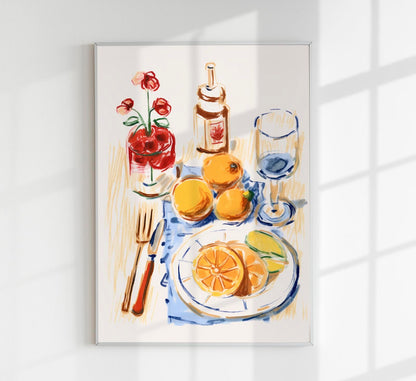 Citric Salad Art Print