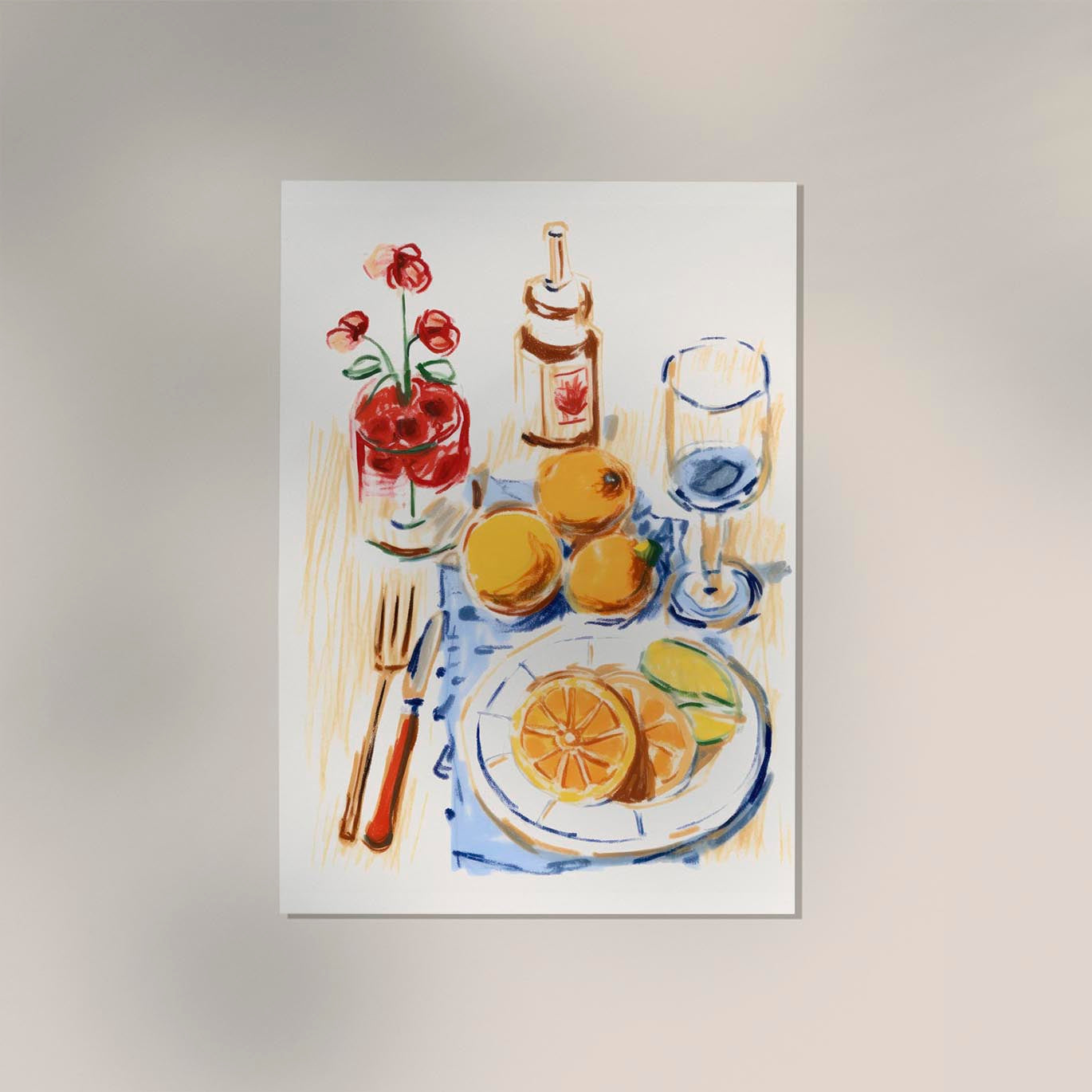 Citric Salad Art Print