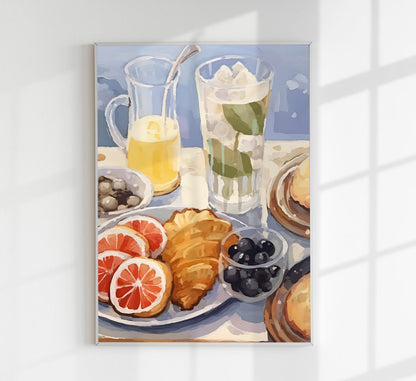 Breakfast Time Art Print