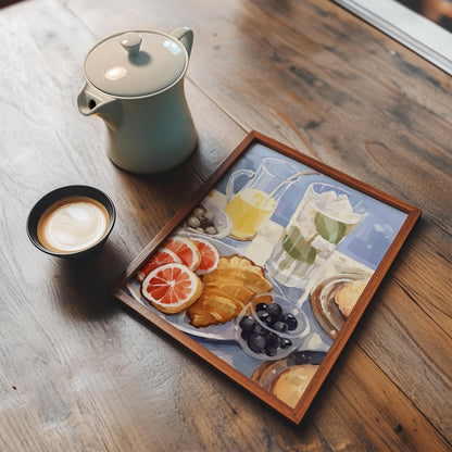 Breakfast Time Art Print
