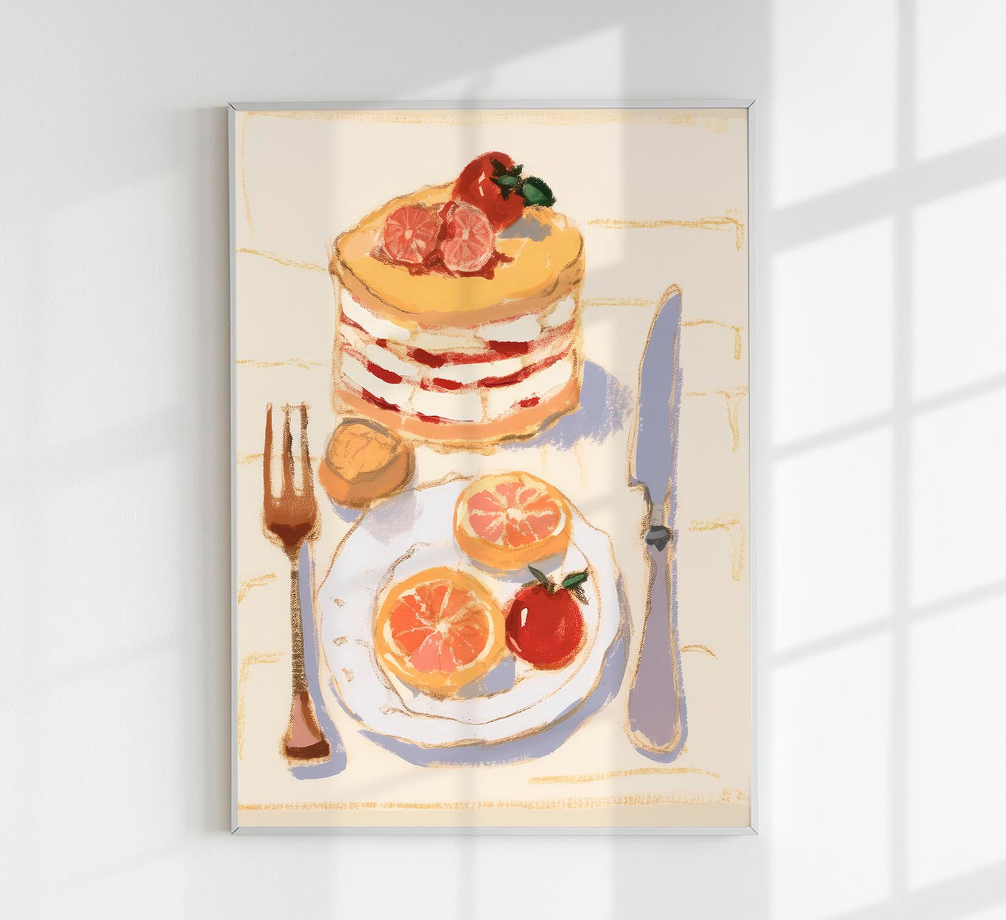Layered Cake Art Print