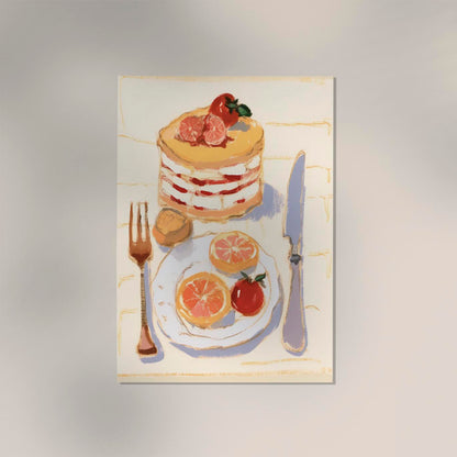 Layered Cake Art Print
