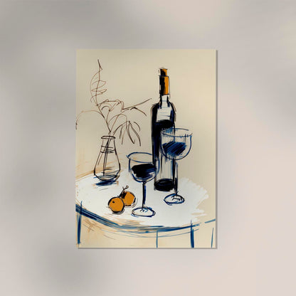 Wine Glasses Art Print