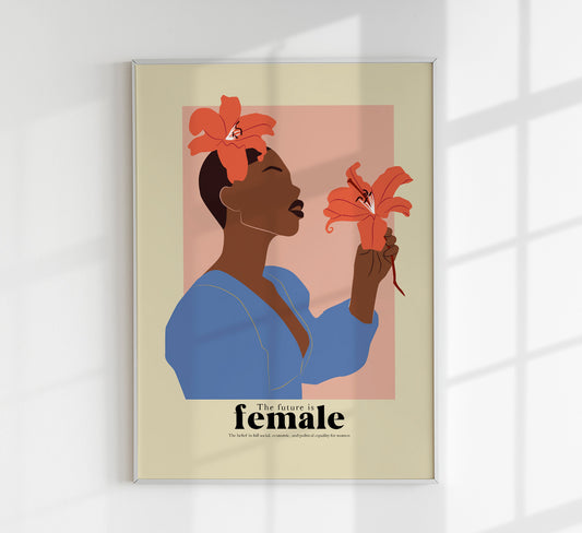 The future is female nr 2 Art Poster