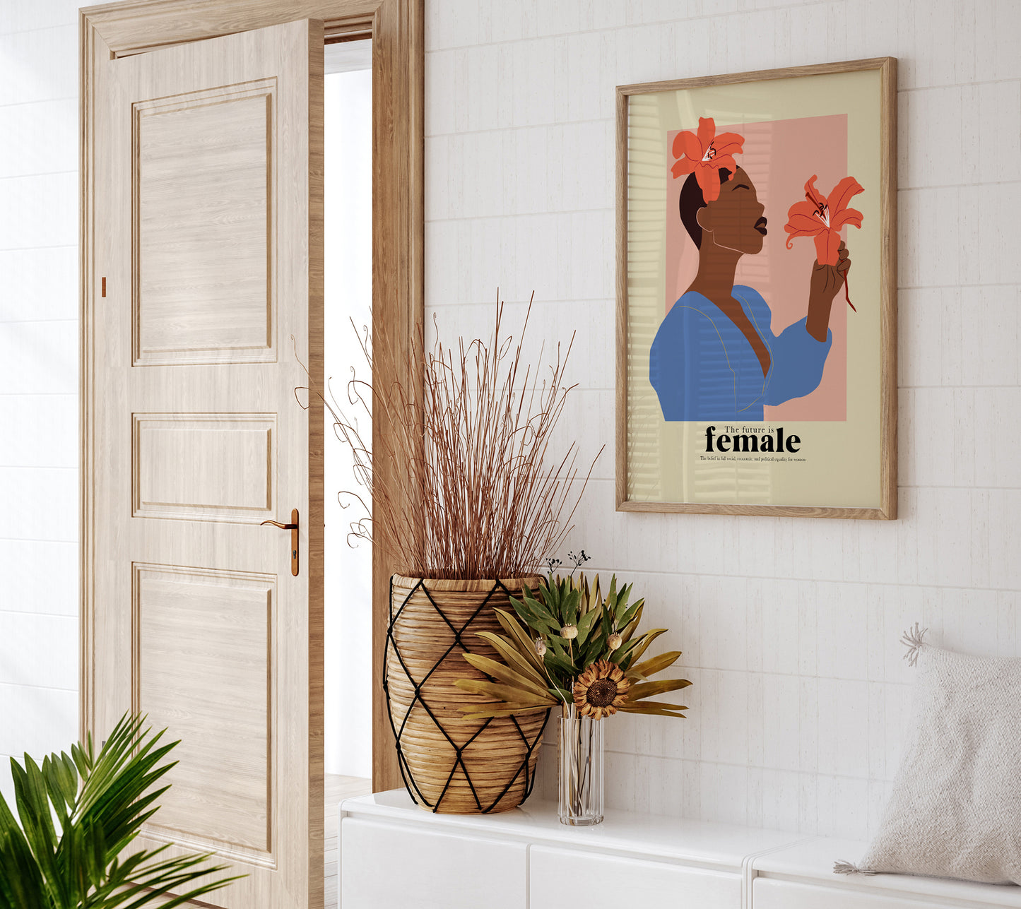 The future is female nr 2 Art Poster