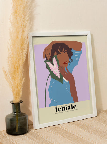 Sale: The future is female nr 3 - S Size Fine Art Print