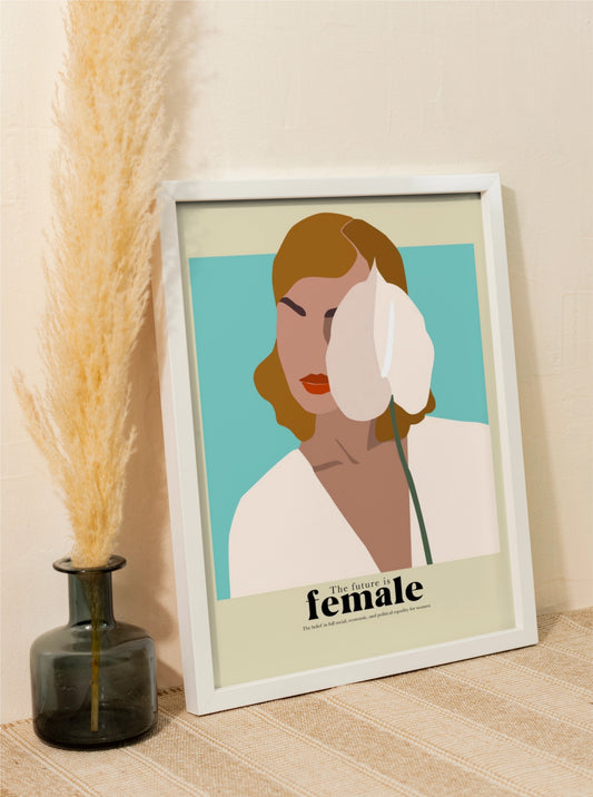 Sale: The future is female nr 4 - S Size Fine Art Print