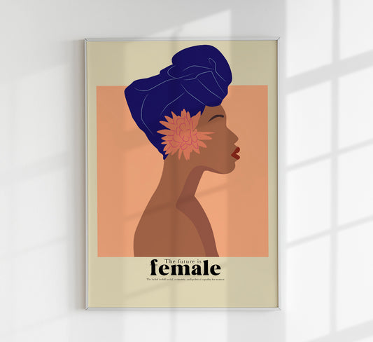 The future is female nr 5 Art Poster