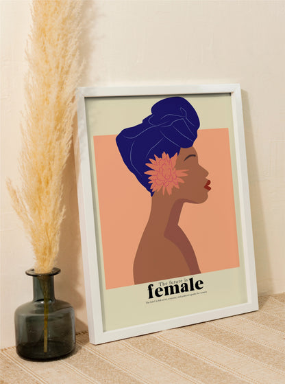 Sale: The future is female nr 5 A3 Size Fine Art Print